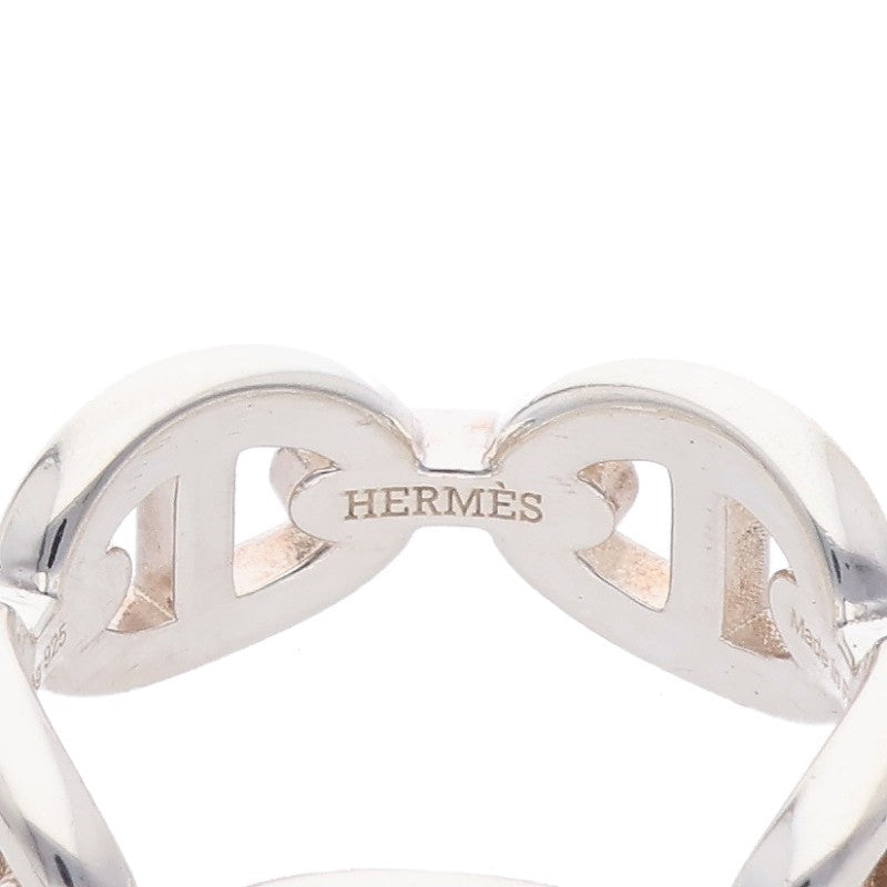HERMES Chaine d'Ancre Enchainee PM Silver Ring 925 Size 53