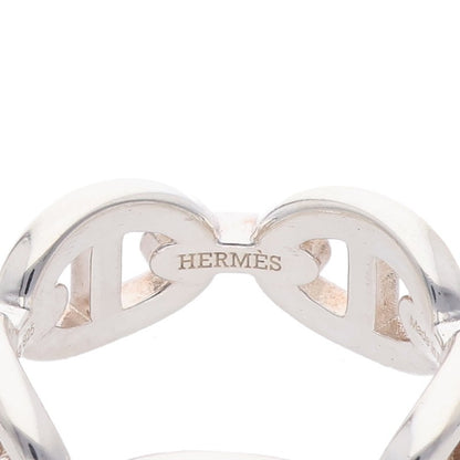 HERMES Chaine d'Ancre Enchainee PM Silver Ring 925 Size 53