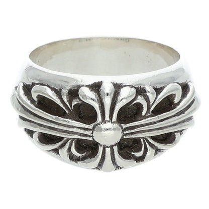 Chrome Hearts FLRL CRS Floral Cross Ring Size ONE SIZE