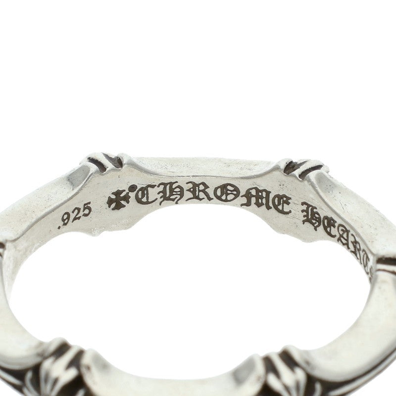 Chrome Hearts Plus & Bone Silver Ring Size 24.5