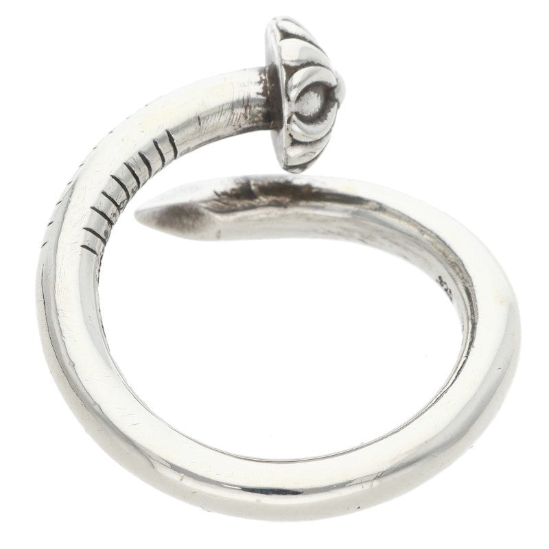 Chrome Hearts NAIL CRSBALL Silver Ring Size JP 18