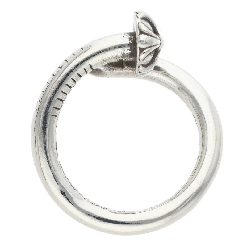 Chrome Hearts NAIL CRSBALL Silver Ring Size JP 18