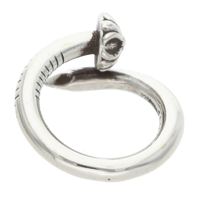 Chrome Hearts NAIL CRSBALL Silver Ring Size JP 10.5