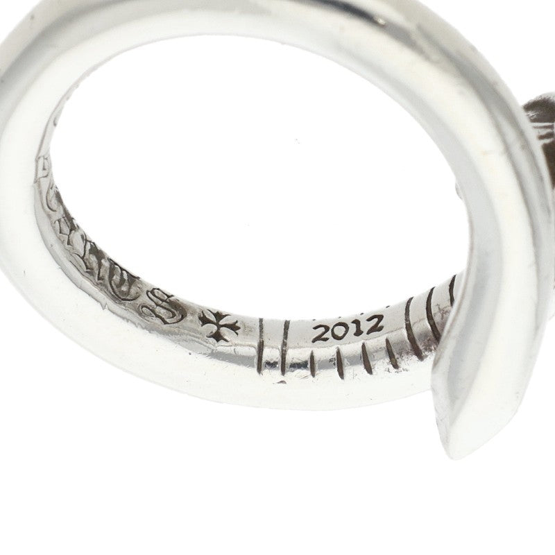Chrome Hearts NAIL CRSBALL Silver Ring Size JP 10.5