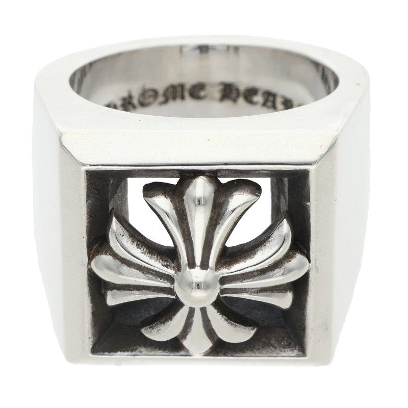 Chrome Hearts LETTER BLOCK CH Plus Silver Ring Size JP 26.5