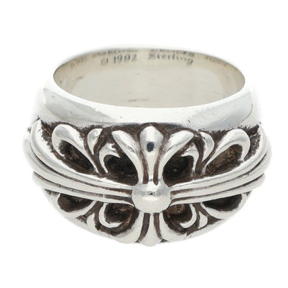 Chrome Hearts FLRL CRS Floral Silver Ring Size ONE SIZE