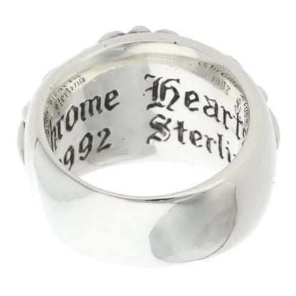 Chrome Hearts FLRL CRS Floral Silver Ring Size ONE SIZE