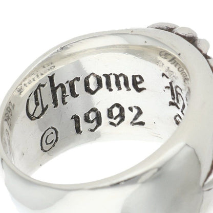 Chrome Hearts FLRL CRS Floral Silver Ring Size ONE SIZE