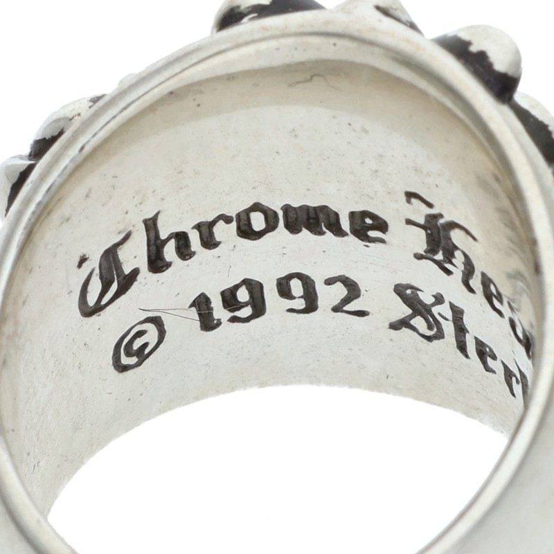 Chrome Hearts KEEPER Sterling Silver Ring Size 11.5