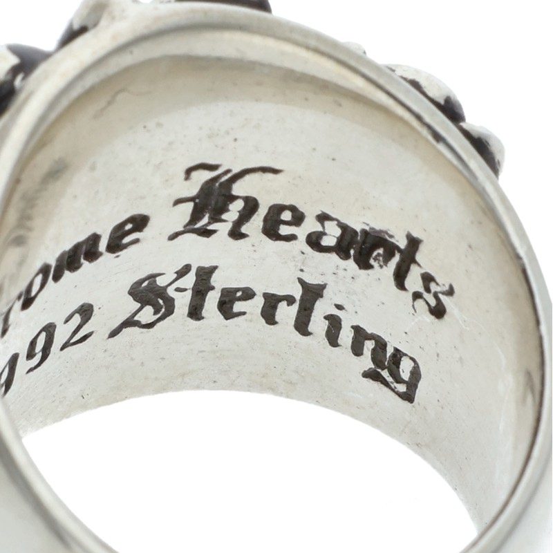 Chrome Hearts KEEPER Sterling Silver Ring Size 11.5