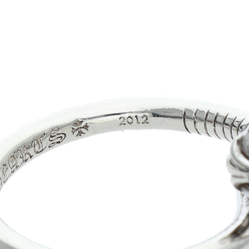 Chrome Hearts NAIL CRSBALL Silver Ring Size JP 21