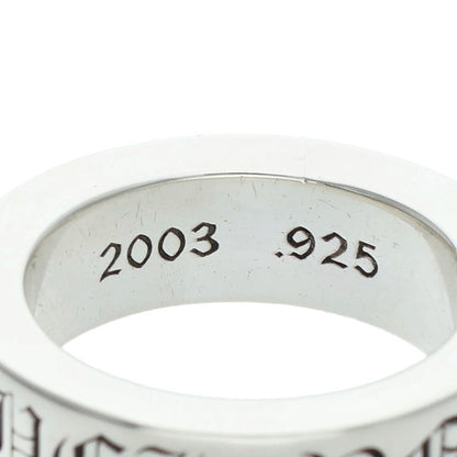 Chrome Hearts 6mm SPACER FUCKYOU Silver Ring Size JP 9