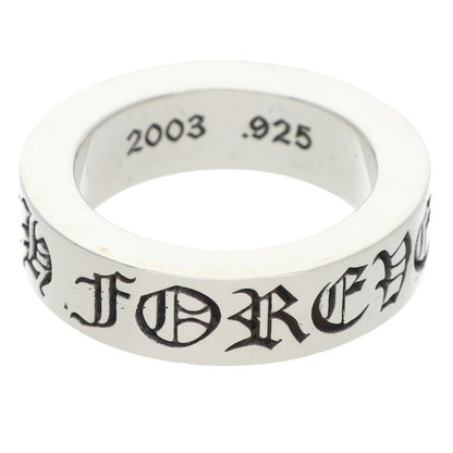 Chrome Hearts 6mm SPACER FOREVER Silver Ring Size 10.5