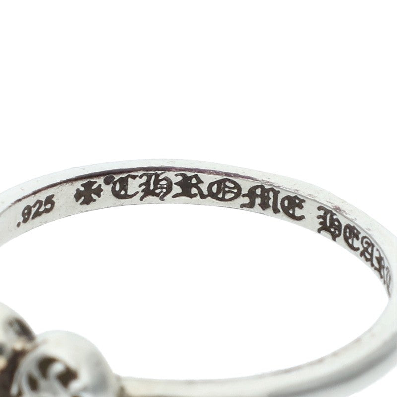 Chrome Hearts BUBBLGM HEART Silver Ring Size ONE SIZE