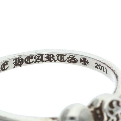 Chrome Hearts BUBBLGM HEART Silver Ring Size ONE SIZE
