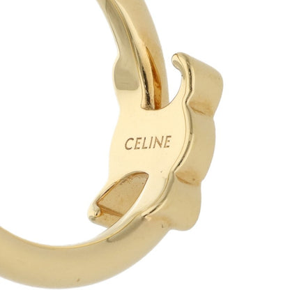 CELINE Asymmetrical Triomphe Ring Gold Size 50