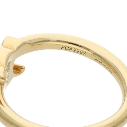 CELINE Asymmetrical Triomphe Ring Gold Size 50