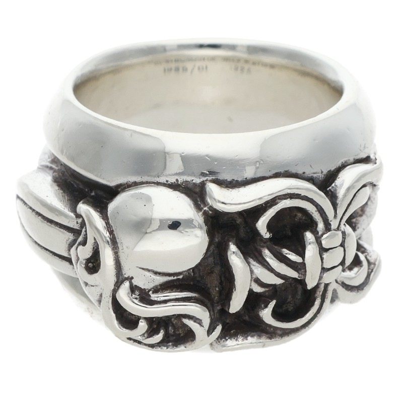 Chrome Hearts DAGGER HEART Silver Ring Size JP 14