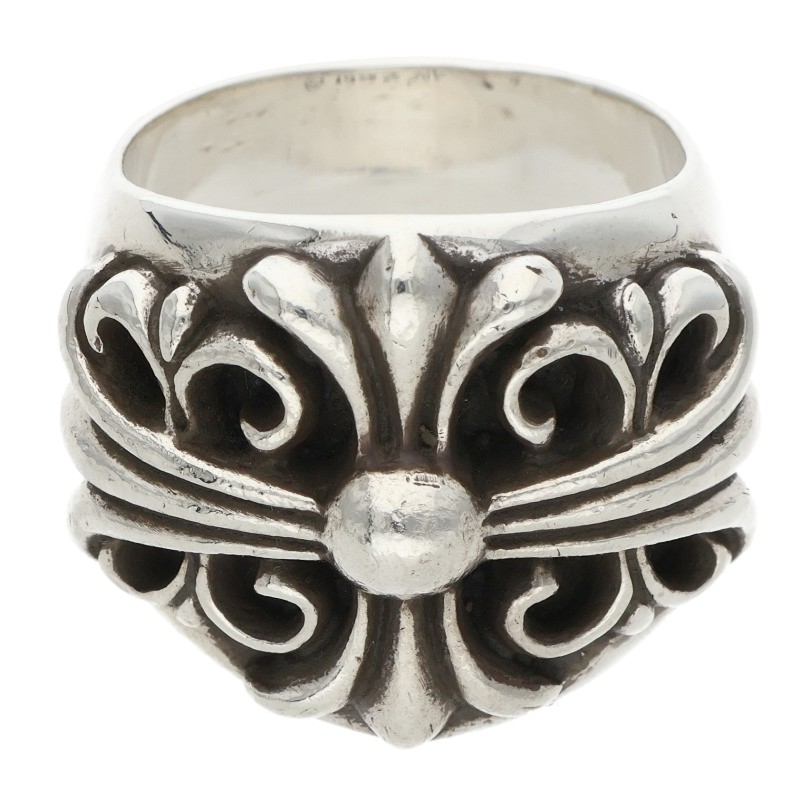 Chrome Hearts Keeper Sterling Silver Ring Size JP 16