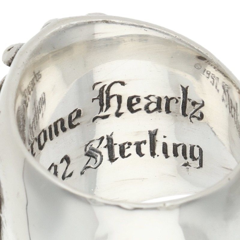 Chrome Hearts Keeper Sterling Silver Ring Size JP 16