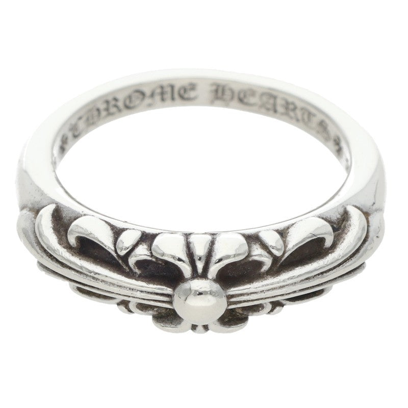 Chrome Hearts BABY CLASSIC Floral Silver Ring Size 16.5