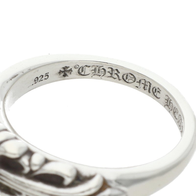 Chrome Hearts BABY CLASSIC Floral Silver Ring Size 16.5