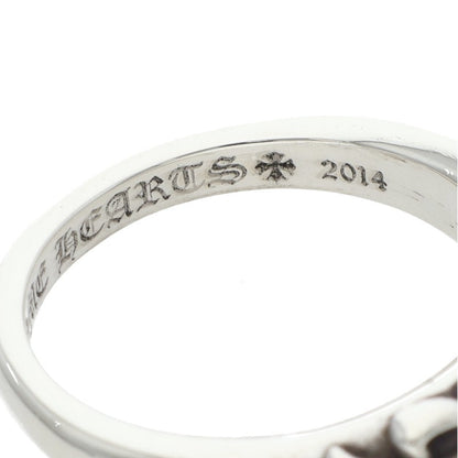 Chrome Hearts BABY CLASSIC Floral Silver Ring Size 16.5
