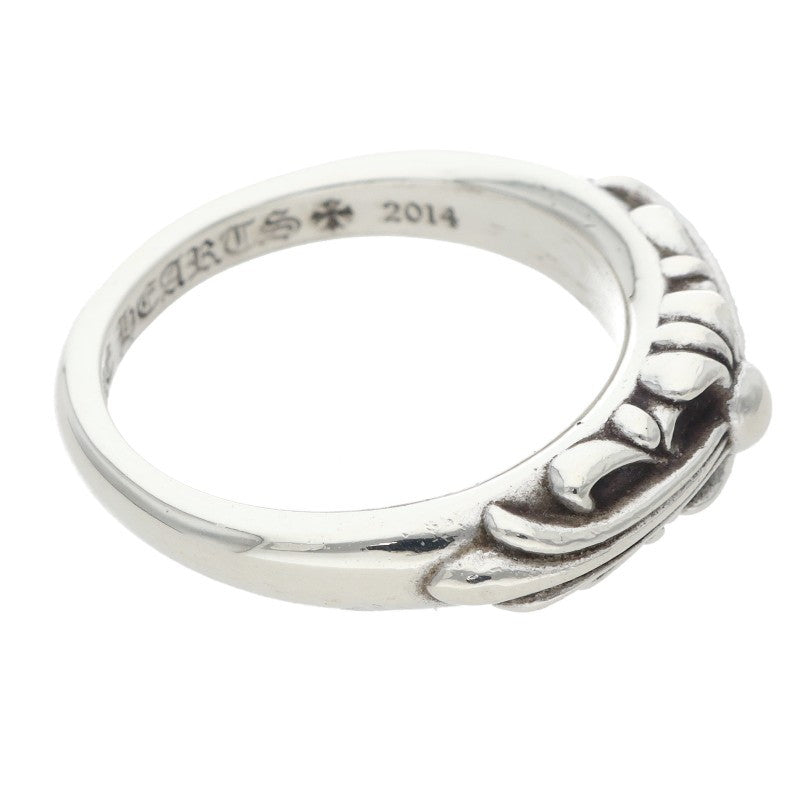 Chrome Hearts BABY CLASSIC Floral Silver Ring Size 16.5