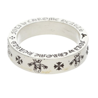 Chrome Hearts 6mm SPACER FOTI Silver Ring Size ONE SIZE