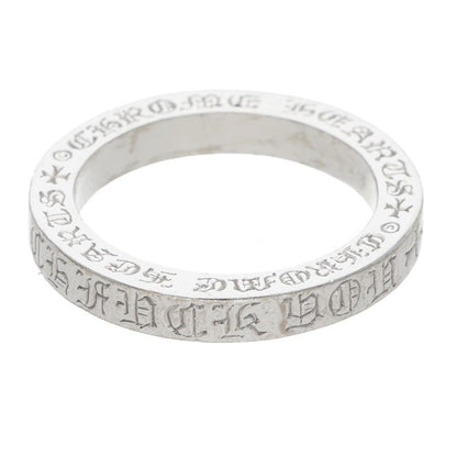 Chrome Hearts 18K White Gold 3mm Spacer Ring Size ONE SIZE