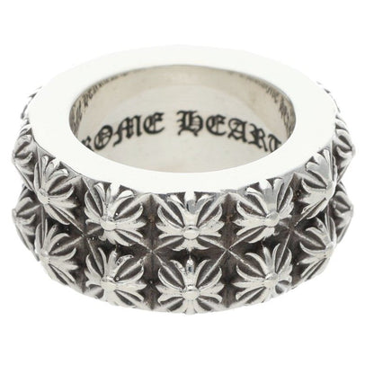 Chrome Hearts PETE PUNK DOUBLE 925 Silver Ring Size ONE SIZE