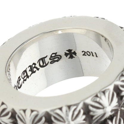 Chrome Hearts PETE PUNK DOUBLE 925 Silver Ring Size ONE SIZE