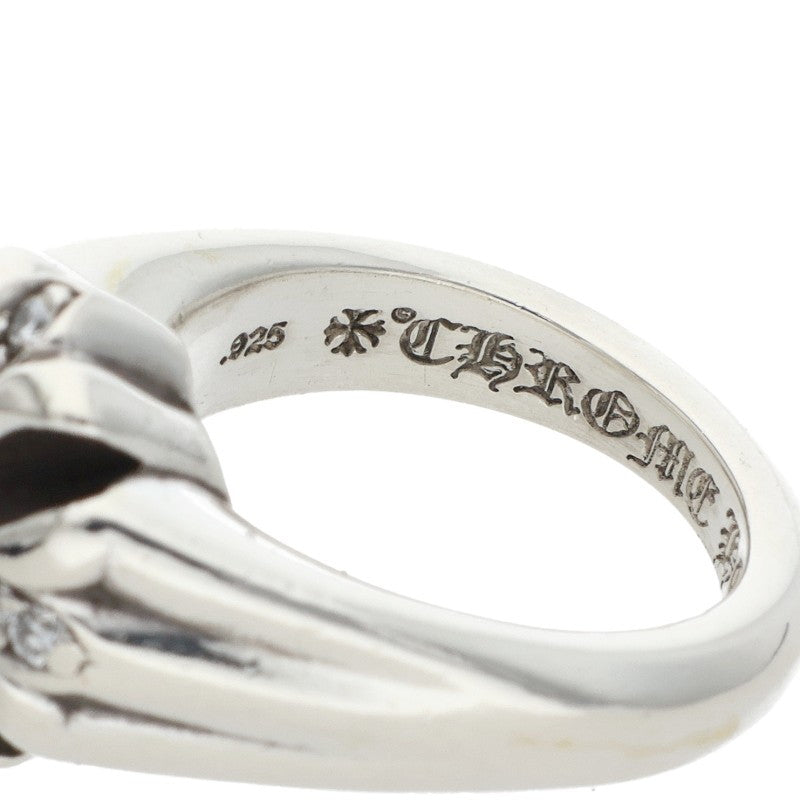 Chrome Hearts CUTOUT CH PLS PAVE Diamond Ring Size ONE SIZE