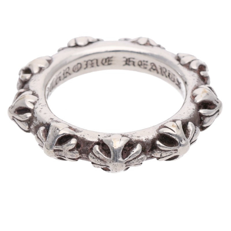Chrome Hearts CROSS BAND Silver Ring 925 Size ONE SIZE