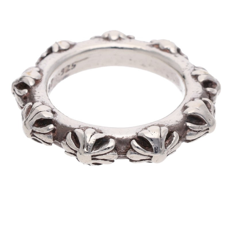 Chrome Hearts CROSS BAND Silver Ring 925 Size ONE SIZE