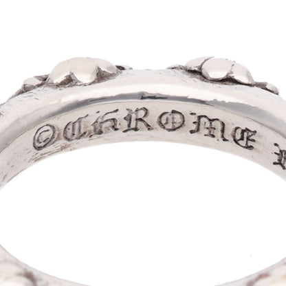 Chrome Hearts CROSS BAND Silver Ring 925 Size ONE SIZE