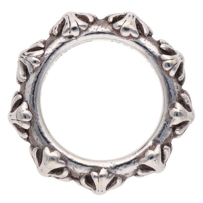 Chrome Hearts CROSS BAND Silver Ring 925 Size ONE SIZE