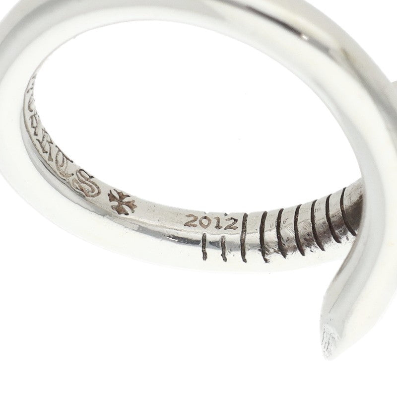 Chrome Hearts NAIL FLAT Silver Ring Size ONE SIZE