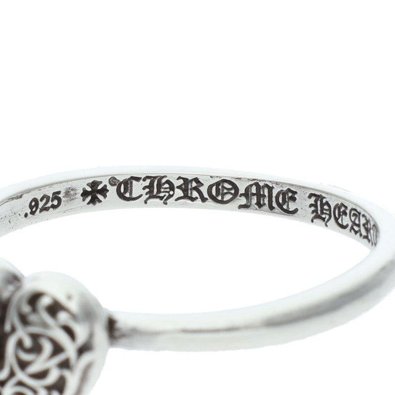 Chrome Hearts BUBBLGM HEART 925 Silver Ring Size ONE SIZE