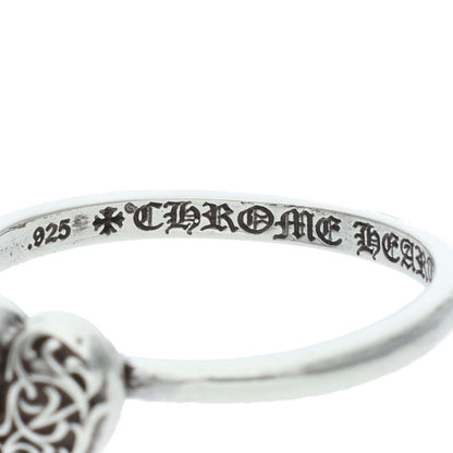 Chrome Hearts BUBBLGM HEART 925 Silver Ring Size ONE SIZE