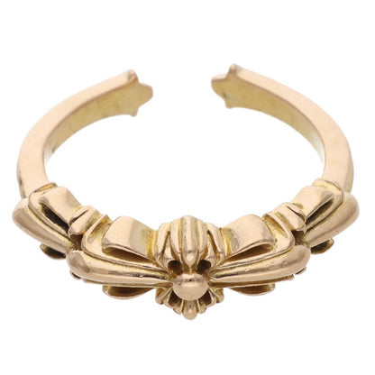 Chrome Hearts 22K BABY CLSC Double Floral Ring Size 17.5