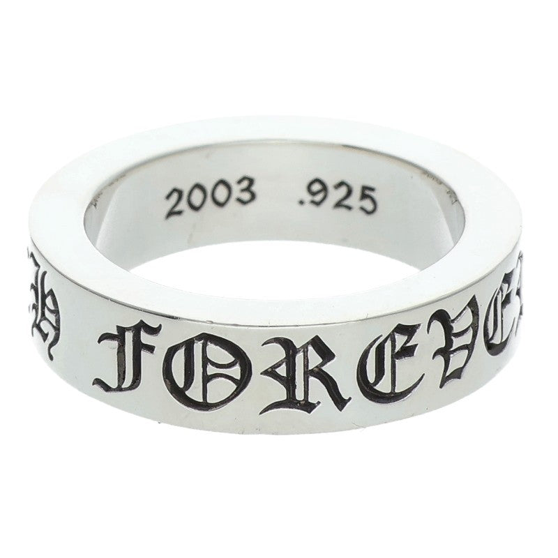 Chrome Hearts 6mm Spacer Forever Silver Ring Size ONE SIZE