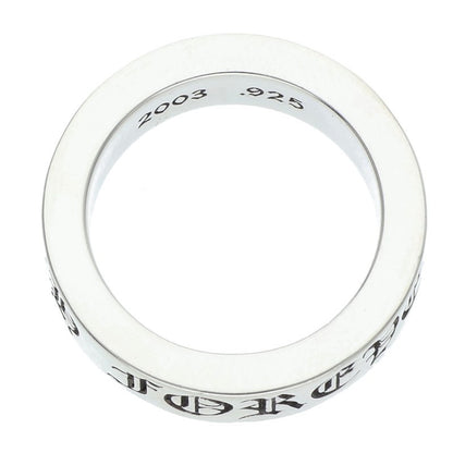 Chrome Hearts 6mm Spacer Forever Silver Ring Size ONE SIZE