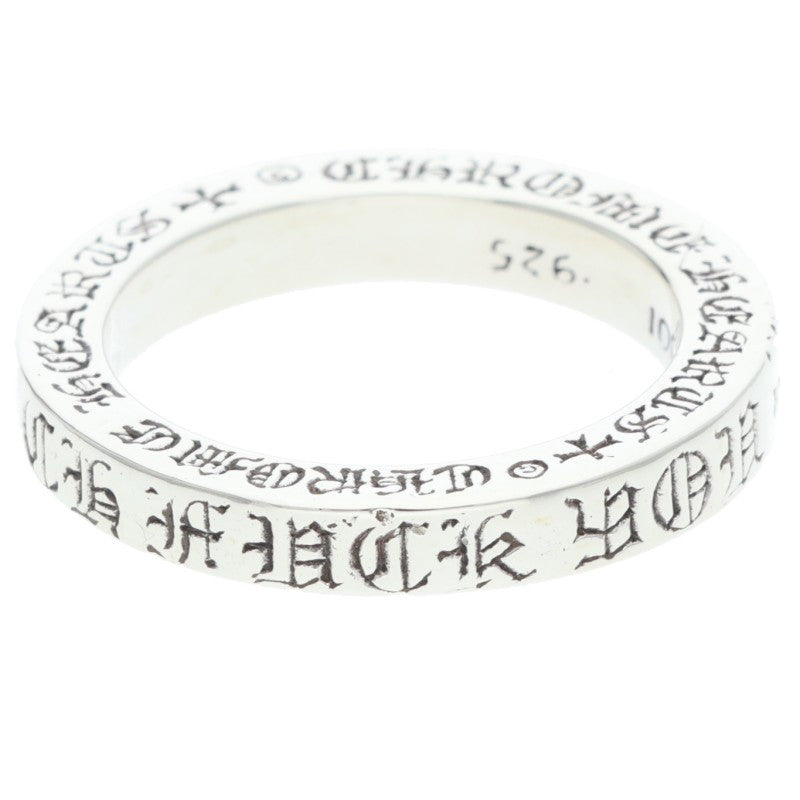 Chrome Hearts 3mm Spacer FUCKYOU Silver Ring Size ONE SIZE