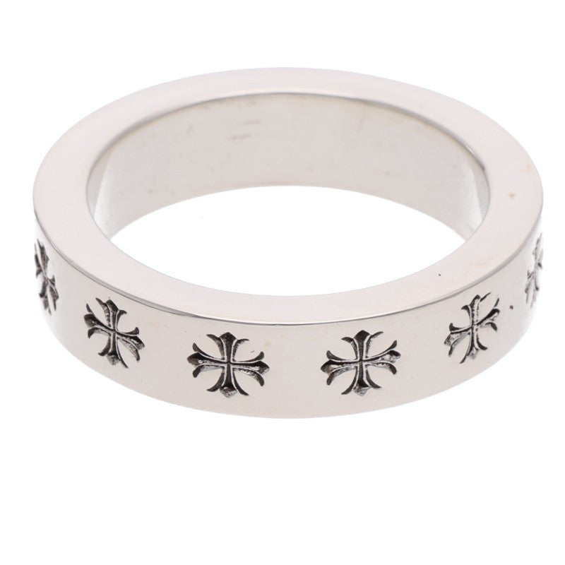 Chrome Hearts 6mm SPACER FOREVER 925 Silver Ring Size 23.5