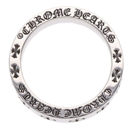 Chrome Hearts 6mm SPACER FOREVER 925 Silver Ring Size 23.5