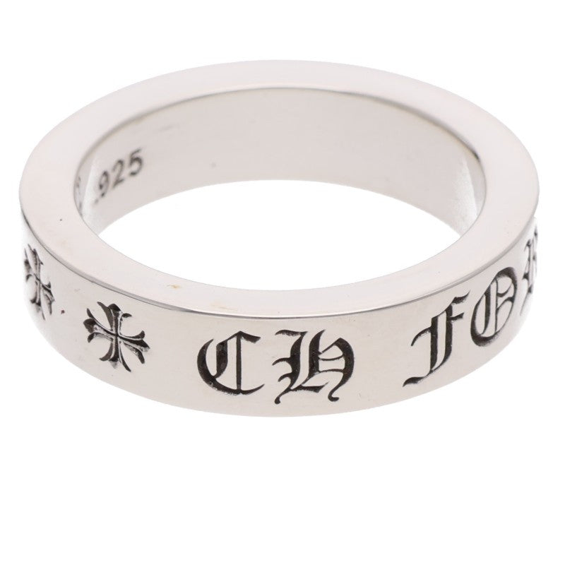 Chrome Hearts 6mm SPACER FOREVER 925 Silver Ring Size 23.5