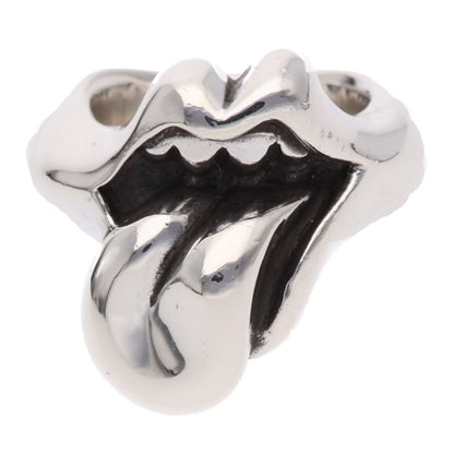 Chrome Hearts LIP TONGUE-MD 925 Silver Ring Size ONE SIZE