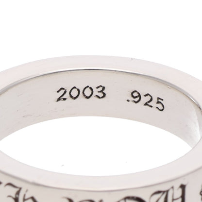 Chrome Hearts 6mm SPACER FUCKYOU Silver Ring Size ONE SIZE
