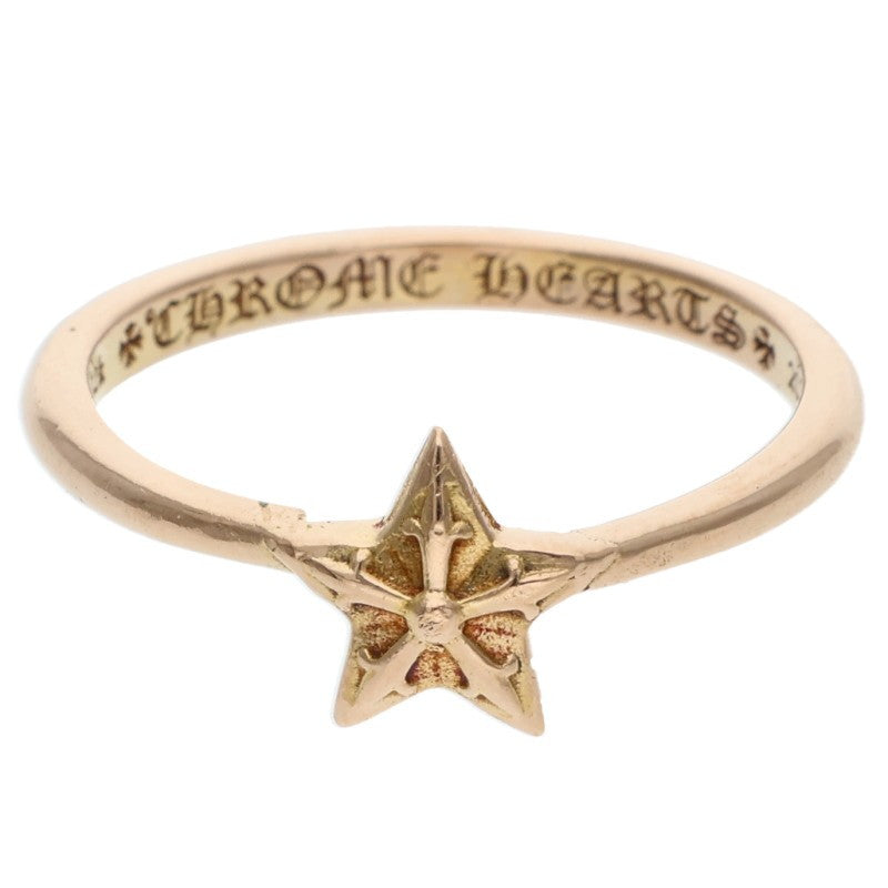 Chrome Hearts 22K Bubblegum Star Gold Ring Size ONE SIZE